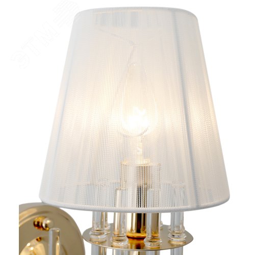 Бра светильник настенный 1хЕ14 40Вт хрусталь 1039-401 Lilith - фото 4