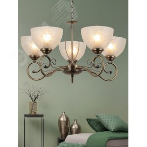 Люстра Loren 9006-205 5 х E27 40 Вт классика - фото 4