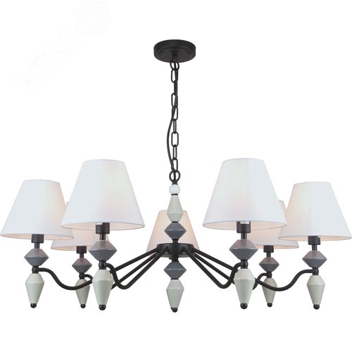 Люстра 7хЕ14 40Вт классика 2096-307 Alisia - фото 1