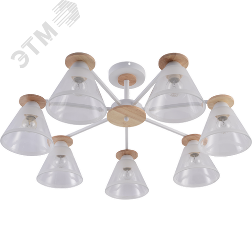 Люстра 7хЕ27 60Вт модерн 9177-308 Theothila - фото 2