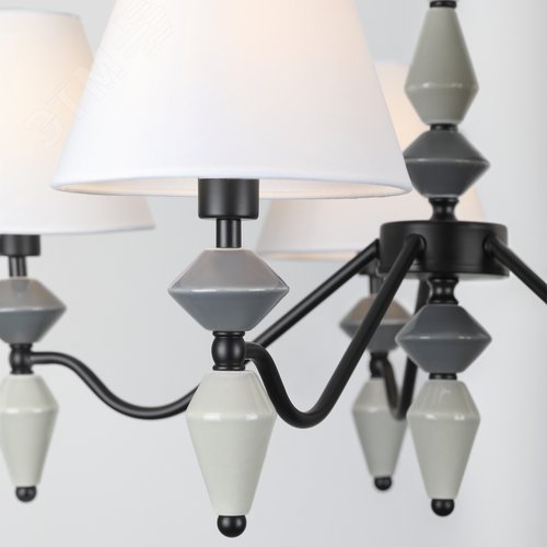 Люстра 5хЕ14 40Вт классика 2096-305 Alisia - фото 11