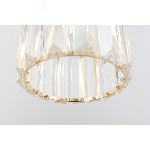 Светильник подвесной 1 х Е27 40Вт 1052-201 хрусталь Suzanne - фото 9