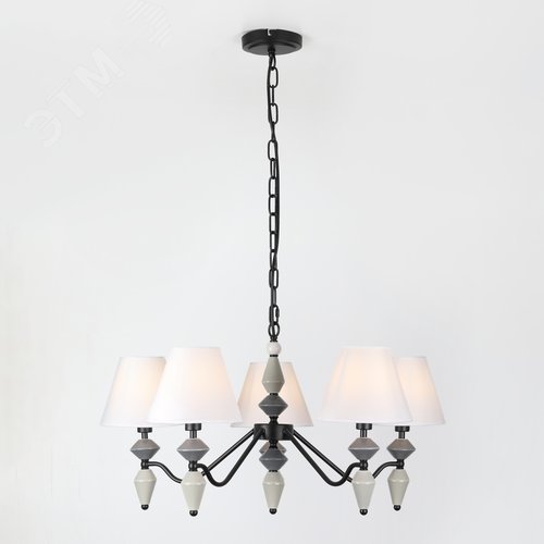 Люстра 5хЕ14 40Вт классика 2096-305 Alisia - фото 7