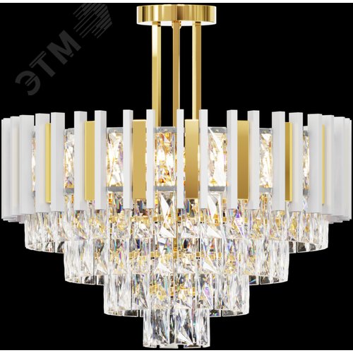 Люстра Nicole 1041-308 8 х Е14 40 Вт хрусталь - фото 3