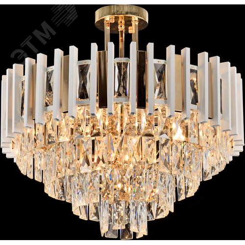 Люстра Nicole 1041-308 8 х Е14 40 Вт хрусталь - фото 4