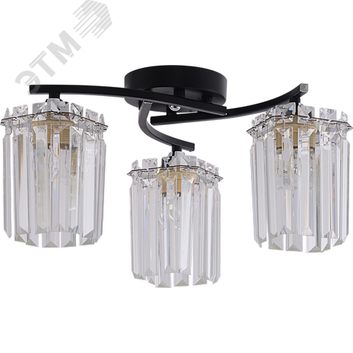 Люстра June 1062-303 3хЕ27 60 Вт хрусталь - фото 2