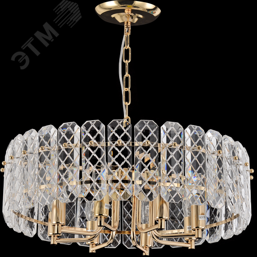 Люстра Sylvia 1049-308 8 х Е14 40 Вт хрусталь - фото 4