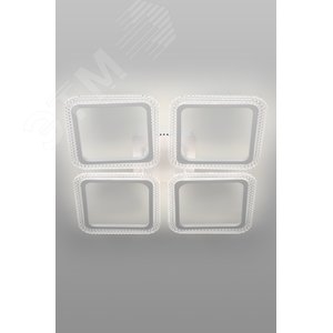 Светильник потолочный светодиодный Nikki 6112-106 104 Вт LED 2800К - 6200К модерн с пультом - фото 8