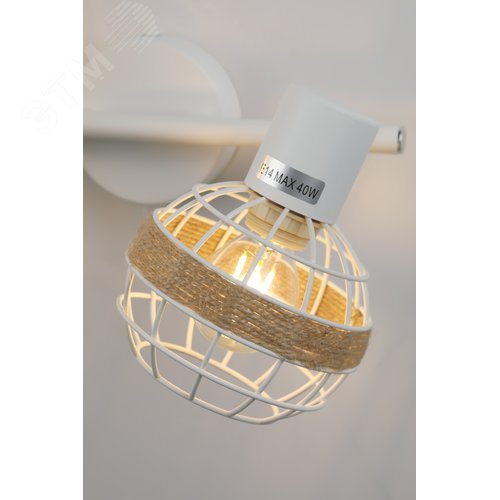 Светильник настенно-потолочный спот поворотный 2xE14 40Вт 7034-702 Anselma - фото 7