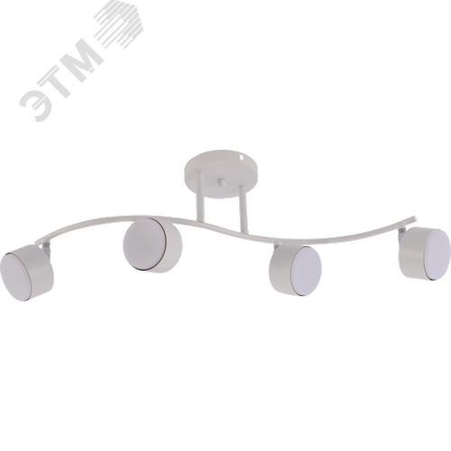 Светильник настенно-потолочный спот 15Вт поворотный Rivoli Batty 7080-704 4хGX53 - фото 2