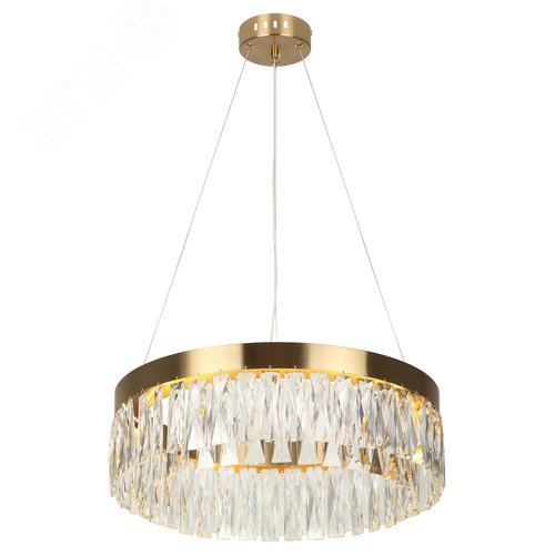 Люстра cветодиодная 28 Вт 3000 К хрусталь Rivoli Mary 6129-101 - фото 1