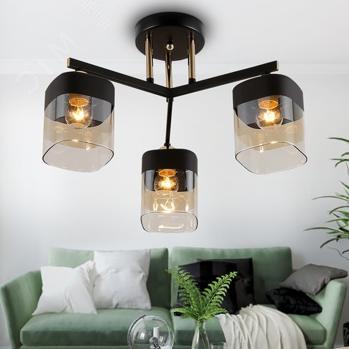 Люстра Isadora 9133-303 3 х Е27 40 Вт модерн - фото 5