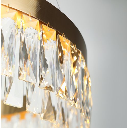 Люстра cветодиодная 28 Вт 3000 К хрусталь Rivoli Mary 6129-101 - фото 14