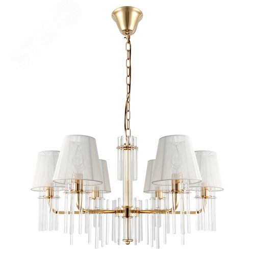 Люстра Lilith 1039-306 6 х Е14 40 Вт хрусталь - фото 1