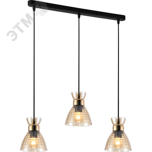 Светильник подвесной 3хЕ27 60 Вт модерн Rivoli Iris 9186-203 - фото 1