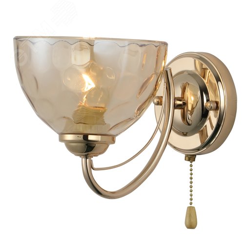 Бра светильник с выключателем 1хЕ27 40Вт 9174-401 модерн Adrianne - фото 1