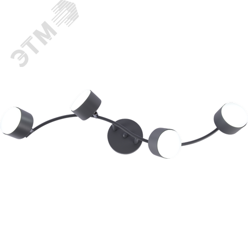 Светильник настенно-потолочный спот 15Вт поворотный Rivoli Vivien 7077-704 4хGX53 - фото 2