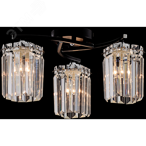 Люстра June 1062-303 3хЕ27 60 Вт хрусталь - фото 3