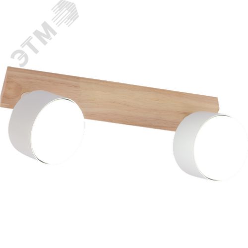 Светильник настенно-потолочный спот 15Вт поворотный Rivoli Vivian 7078-702 2хGX53 - фото 1