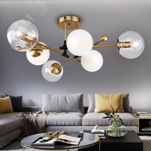 Люстра Darlene 3145-306 6 х Е14 40 Вт модерн - фото 4