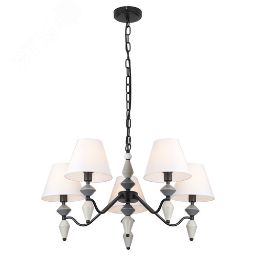 Люстра 5хЕ14 40Вт классика 2096-305 Alisia - фото 2