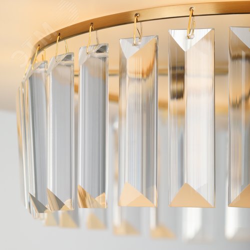 Люстра 6хЕ14 40Вт хрусталь 1051-306 Vickie - фото 12