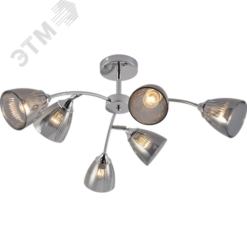 Люстра 6хЕ27 60Вт модерн 9179-306 Francheska - фото 1