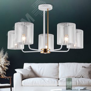 Люстра Evonne 2088-305 5 х Е14 40 Вт классика - фото 3