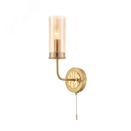 Бра светильник настенный с выключателем 60Вт 1хЕ14 Marinela 4140-401 дизайн - фото 2