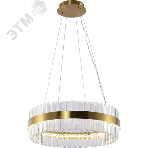 Люстра подвесная светодиодная 3000-6500К 112 Вт с пультом Rivoli Gwinnett 6193-201 - фото 1