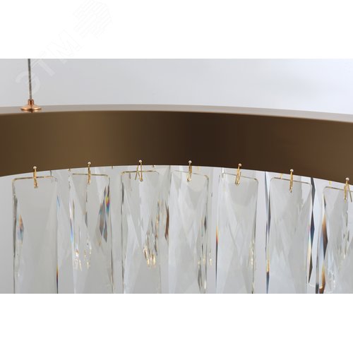 Люстра cветодиодная 28 Вт 3000 К хрусталь Rivoli Mary 6129-101 - фото 6