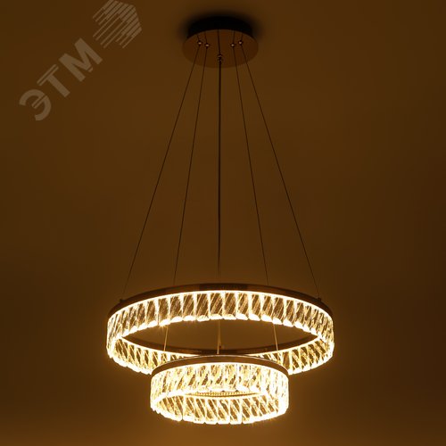 Люстра светодиодная LED 68Вт 3000K Erika 6131-105 дизайн - фото 6