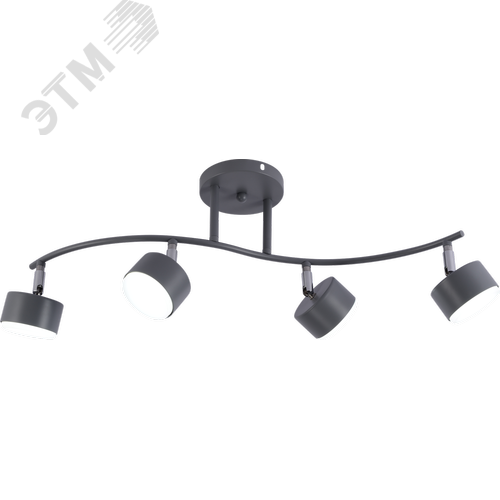 Светильник настенно-потолочный спот 15Вт поворотный Rivoli Vivien 7077-704 4хGX53 - фото 1