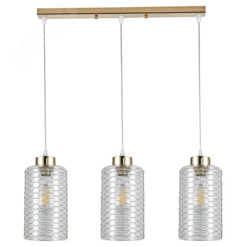 Светильник подвесной (подвес) Malice 9124-203 3 х Е27 40 Вт модерн потолочный - фото 2