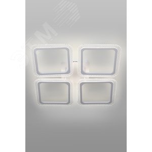 Светильник потолочный светодиодный Nikki 6112-106 104 Вт LED 2800К - 6200К модерн с пультом - фото 5