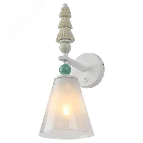 Бра светильник с выключателем 60Вт 1хЕ27 Cataleya 4146-401 - фото 2