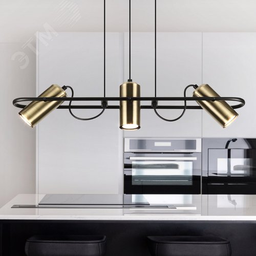 Светильник подвесной (подвес) Elfriede 3101-203 3 х GU10 25 Вт модерн потолочный - фото 4