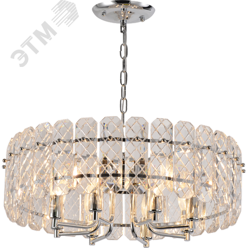 Люстра Whitney 1050-308 8 х Е14 40 Вт хрусталь - фото 1