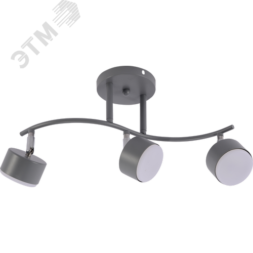 Светильник настенно-потолочный спот 15Вт поворотный Rivoli Vivien 7077-703 3хGX53 - фото 2
