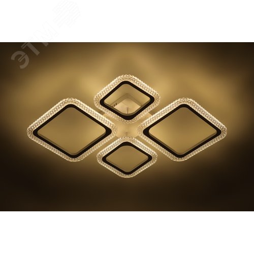 Светильник потолочный светодиодный с пультом LED 84Вт 3000К-6000К 6112-107 модерн Nikki - фото 11