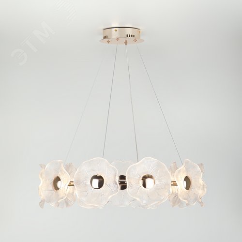 Люстра светодиодная LED 30Вт 3000K 6135-101 Shannon дизайн - фото 7