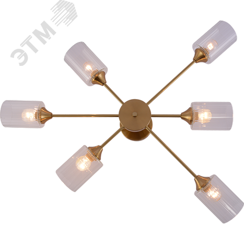 Люстра Gill 9188-306 6хЕ27 60Вт модерн - фото 3