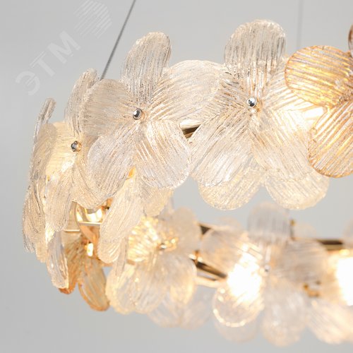 Люстра 12хG9 5Вт 6132-101 Ethel дизайн - фото 11