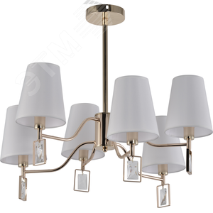 Люстра Cristal 2095-306 6 х Е14 40 Вт классика - фото 2