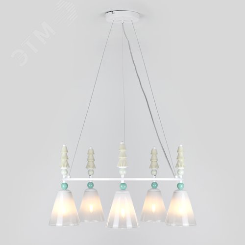 Люстра 5хЕ27 60Вт 4146-305 Cataleya дизайн - фото 6