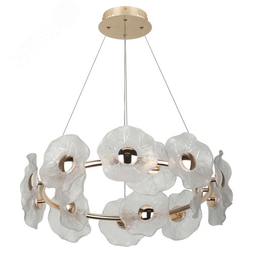 Люстра светодиодная LED 30Вт 3000K 6135-101 Shannon дизайн - фото 2