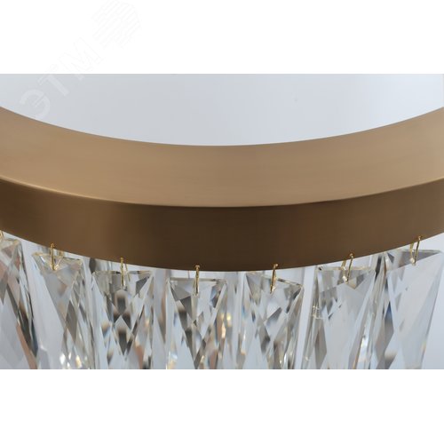 Люстра cветодиодная 28 Вт 3000 К хрусталь Rivoli Mary 6129-101 - фото 10