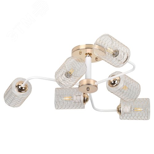 Люстра Tristessa 3132-306 6 х Е27 40 Вт модерн - фото 4