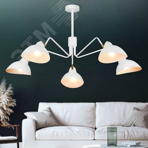 Люстра Georgia 4100-305 5 х Е14 40 Вт дизайн - фото 2