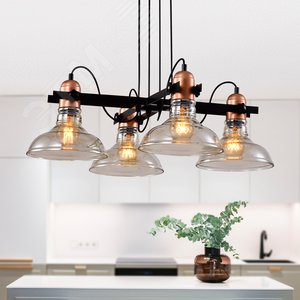 Люстра Leila 4093-304 3 х Е27 40 Вт дизайн - фото 3